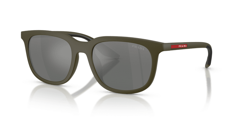 Prada Linea Rossa PS B09SU in Matte Green / Grey Mirror Silver Gradient (15X41A) - Alternate View