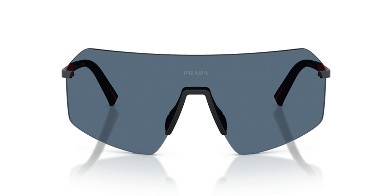 Prada Linea Rossa PS B50S in Black / Dark Blue (1BO06A) - Back View