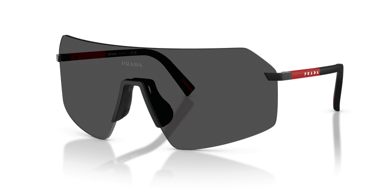 Prada Linea Rossa PS B50S in Black / Dark Grey (1BO06F) - Alternate View