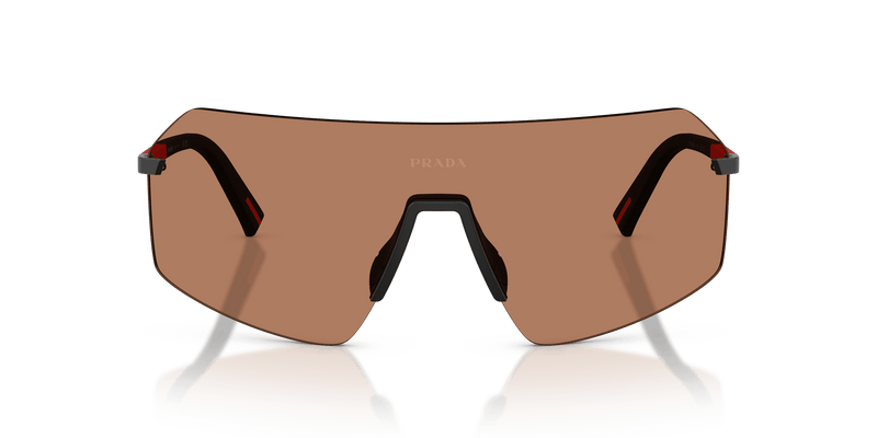 Prada Linea Rossa PS B50S in Black / Solid Brown (1BO20D) - Alternate View
