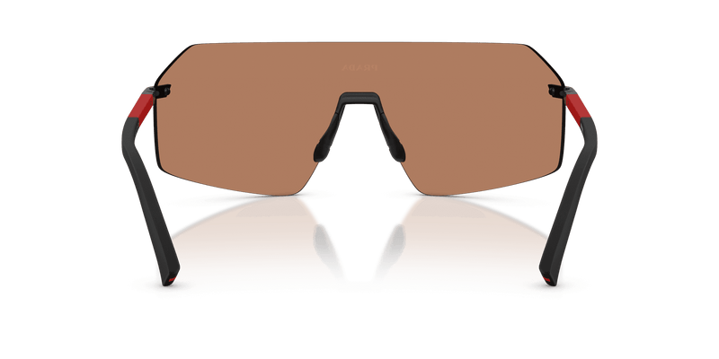 Prada Linea Rossa PS B50S in Black / Solid Brown (1BO20D) - Alternate View