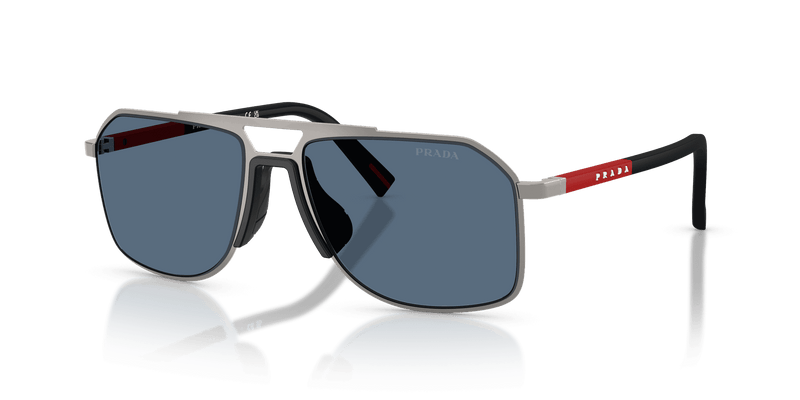Prada Linea Rossa PS B51S in Gunmetal / Dark Blue (5AV06A) - Alternate View