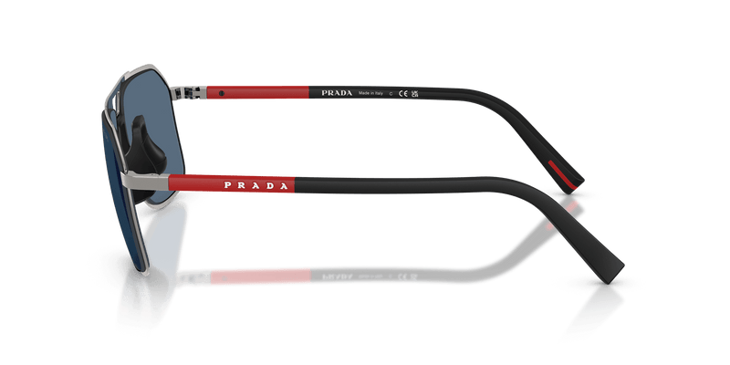 Prada Linea Rossa PS B51S in Gunmetal / Dark Blue (5AV06A) - Alternate View