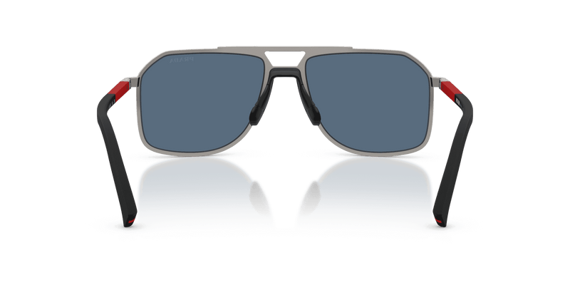 Prada Linea Rossa PS B51S in Gunmetal / Dark Blue (5AV06A) - Alternate View