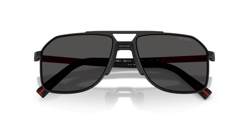 Prada Linea Rossa PS B51S in Matte Black / Dark Grey (1BO06F) - Alternate View