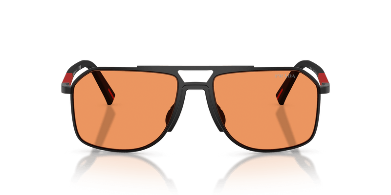 Prada Linea Rossa PS B51S in Matte Black / Orange (1BO90U) - Alternate View