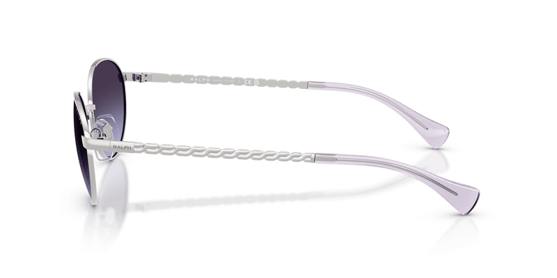 Ralph RA4148 in Shiny Silver / Azure Gradient Blue (90014Q) - Temple Detail