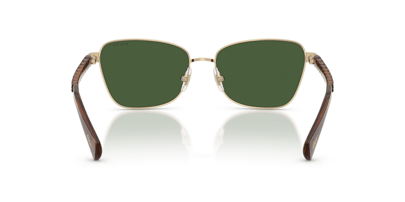 Ralph RA4149 in Shiny Pale Gold / Dark Green (949071) - Front View