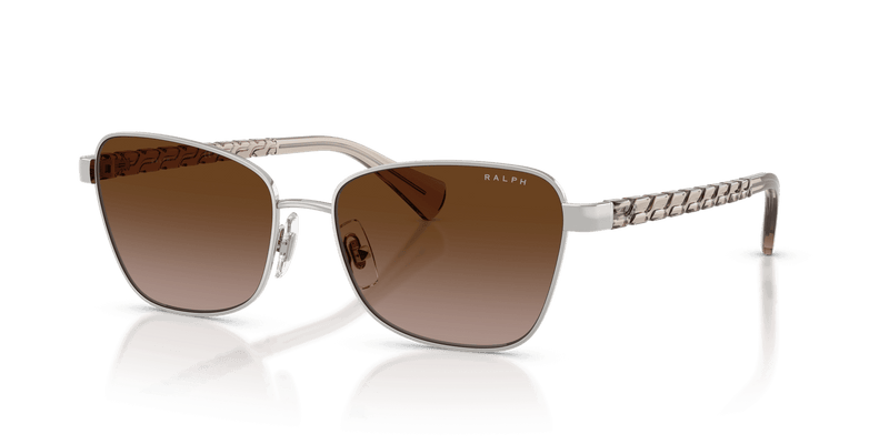 Ralph RA4149 in Shiny Silver / Gradient Brown (949213) - Front View