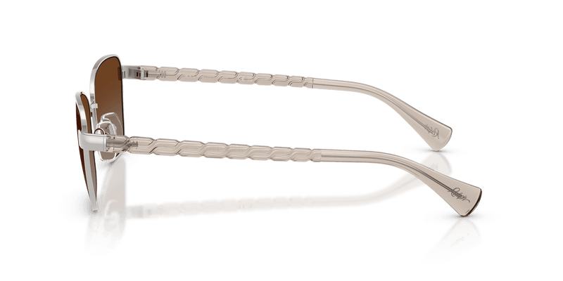 Ralph RA4149 in Shiny Silver / Gradient Brown (9492T5) (9492T5) - Temple Detail