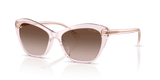 Shiny Transparent Pink / Gradient Brown (604313)