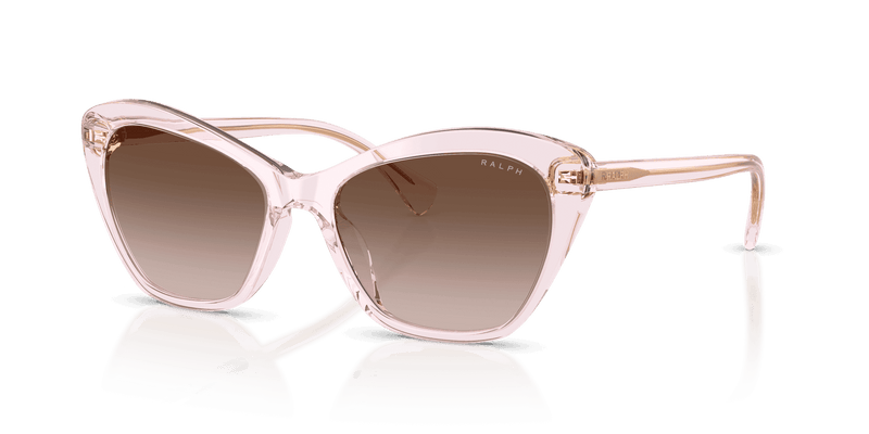 Ralph RA5337U in Shiny Transparent Pink / Gradient Brown (604313) - Front View