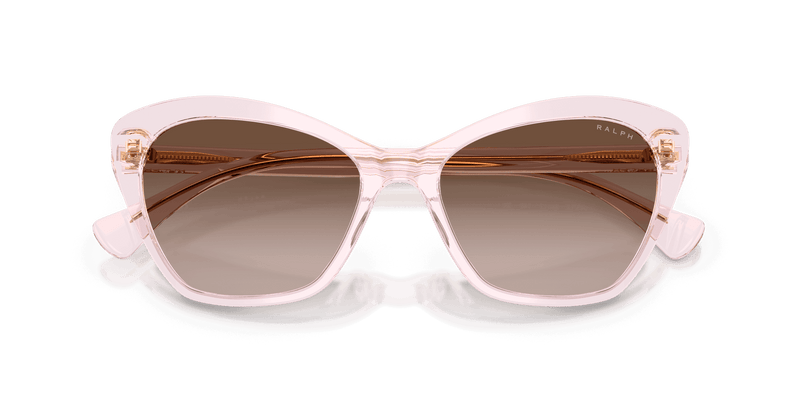 Ralph RA5337U in Shiny Transparent Pink / Gradient Brown (604313) - Side View