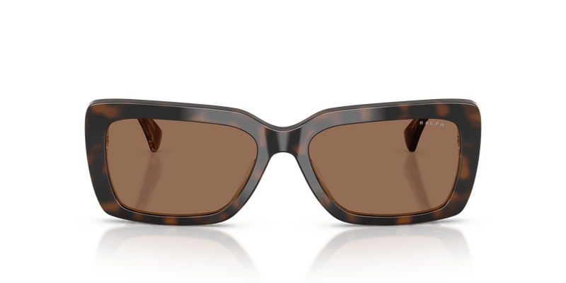 Ralph RA5342U in Dark Havana On Transparent / Brown (629473) - Back View