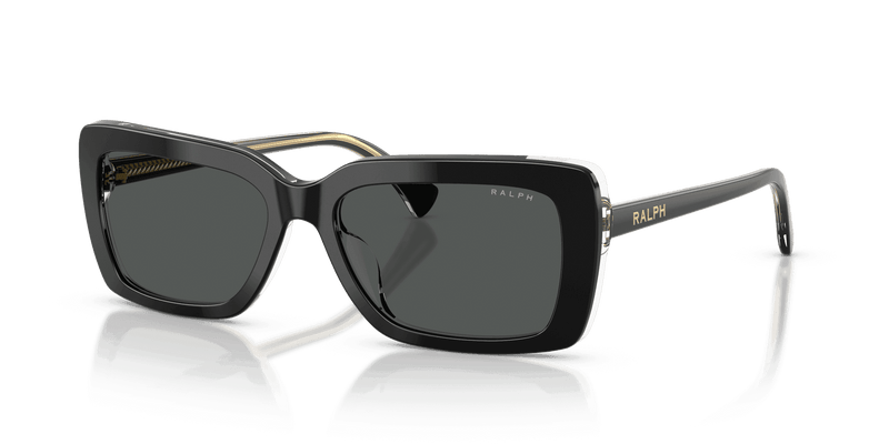 Ralph RA5342U in Shiny Black On Transparent / Grey (629787) - Alternate View