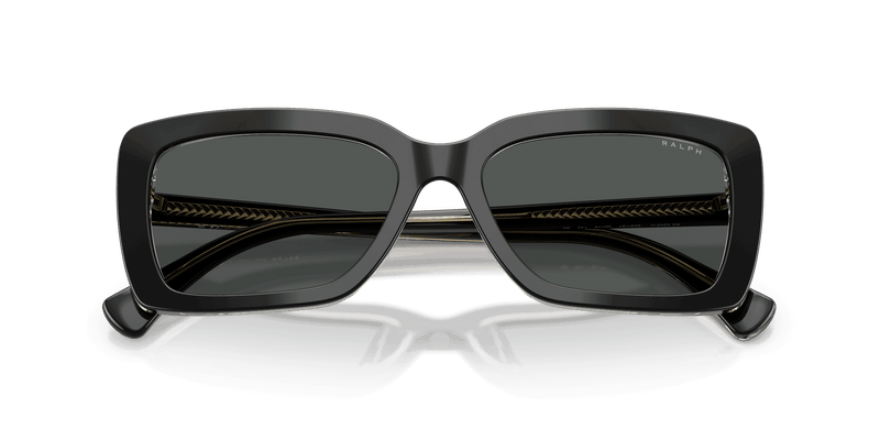 Ralph RA5342U in Shiny Black On Transparent / Grey (629787) - Alternate View