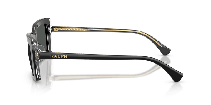 Ralph RA5342U in Shiny Black On Transparent / Grey (629787) - Alternate View