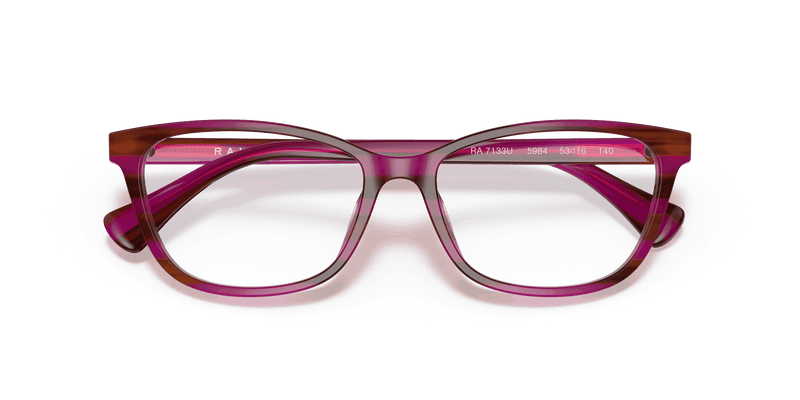 Ralph RA7133U in Striped Brown Purple (5984) - Side View