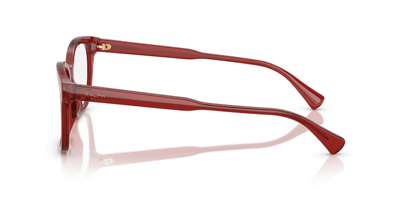 Ralph RA7174U in Shiny Burgundy (6320) - Temple Detail