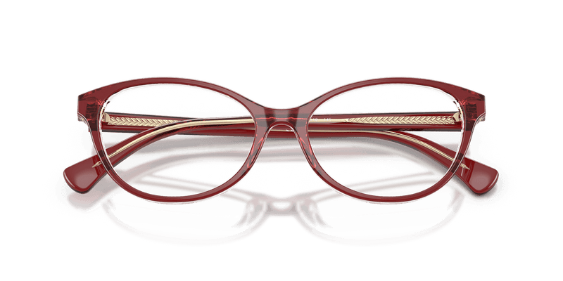 Ralph RA7186U in Transparent Dark Burgundy (5920) - Side View