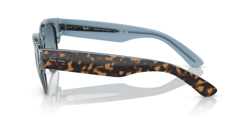 Ray-Ban MEGA CLUBMASTER RB0316S in Havana On Blue On Gunmetal - Side View