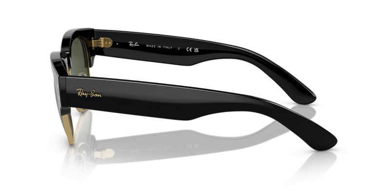 Ray-Ban MEGA CLUBMASTER RB0316S in Black On Gold / G-15 Green - Alternate View