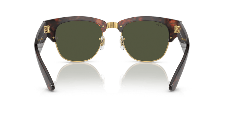Ray-Ban MEGA CLUBMASTER RB0316S in Tortoise On Gold / G-15 Green - Alternate View