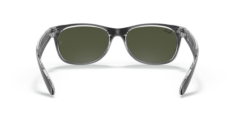 Ray-Ban NEW WAYFARER RB2132 in Black On Transparent / G-15 Green - Alternate View