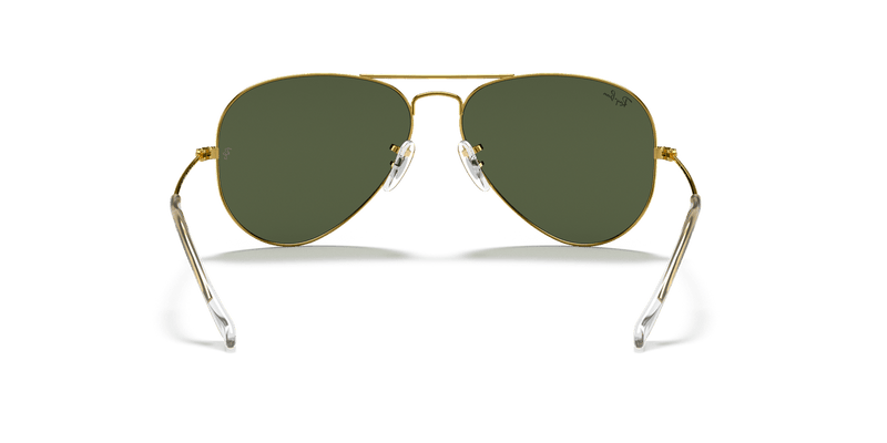 Ray-Ban AVIATOR LARGE METAL RB3025 in Gold / Green Classic G-15 - Alternate View