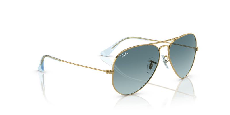 Ray-Ban AVIATOR LARGE METAL RB3025 in Gold / Blue - Alternate View
