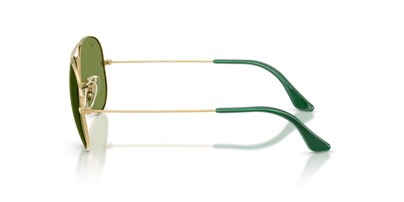 Ray-Ban AVIATOR LARGE METAL RB3025 in Arista Gold / Green - Alternate View