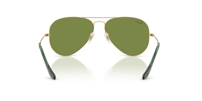 Ray-Ban AVIATOR LARGE METAL RB3025 in Arista Gold / Green - Alternate View