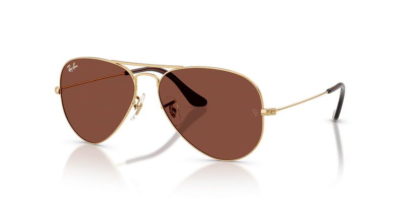Ray-Ban AVIATOR LARGE METAL RB3025 in Arista Gold / Red - Alternate View