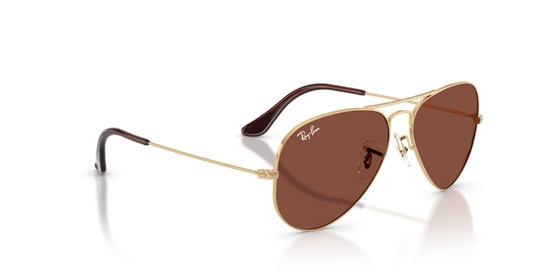 Ray-Ban AVIATOR LARGE METAL RB3025 in Arista Gold / Red - Alternate View
