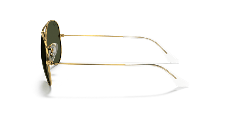 Ray-Ban AVIATOR LARGE METAL RB3025 in Arista Gold / G-15 Green - Alternate View