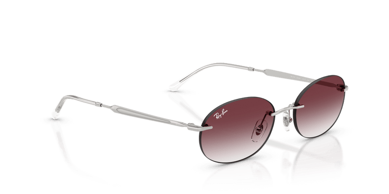 Ray-Ban RB3767 in Silver / Clear Gradient Dark Violet - Alternate View