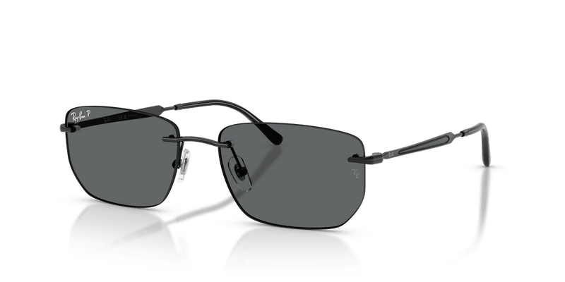 Ray-Ban RB3768 in Black / Dark Grey Polarized - Alternate View