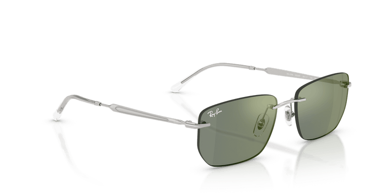 Ray-Ban RB3768 in Silver / Green Mirror Green - Alternate View