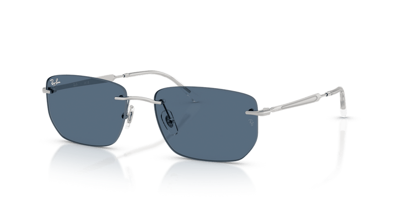 Ray-Ban RB3768 in Silver / Dark Blue - Alternate View