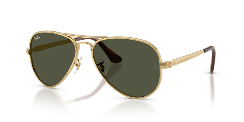 Ray-Ban AVIATOR MAX RB3925 in Arista Gold / Green - Front View