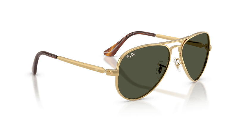 Ray-Ban AVIATOR MAX RB3925 in Arista Gold / Green - Temple Detail
