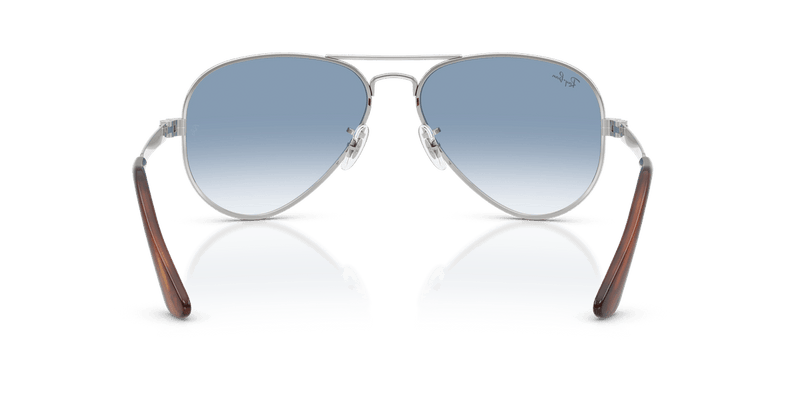 Ray-Ban AVIATOR MAX RB3925 in Silver / Clear Gradient Blue - Alternate View