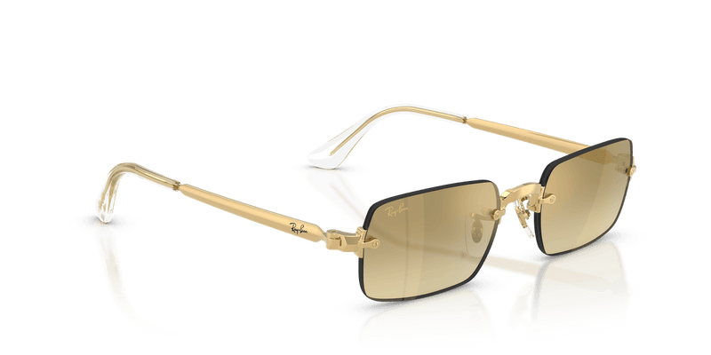 Ray-Ban RB3928 in Arista Gold / Brown Mirror Gold Gradient - Temple Detail