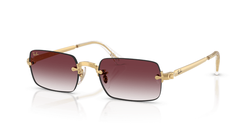 Ray-Ban RB3928 in Arista Gold / Clear Gradient Dark Violet - Alternate View
