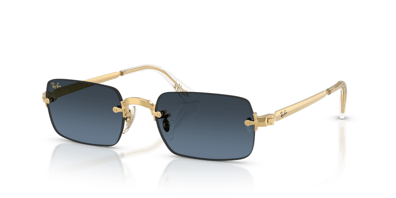 Ray-Ban RB3928 in Arista Gold / Blue Gradient Dark Grey - Alternate View