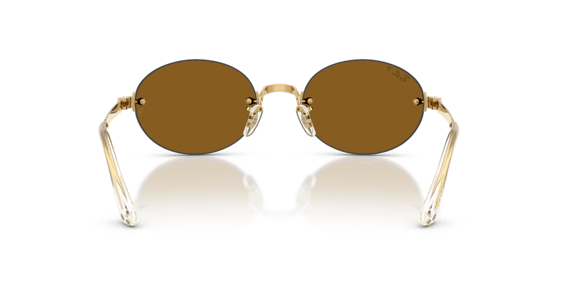 Ray-Ban RB3929 in Arista Gold / Dark Brown Polarized - Alternate View