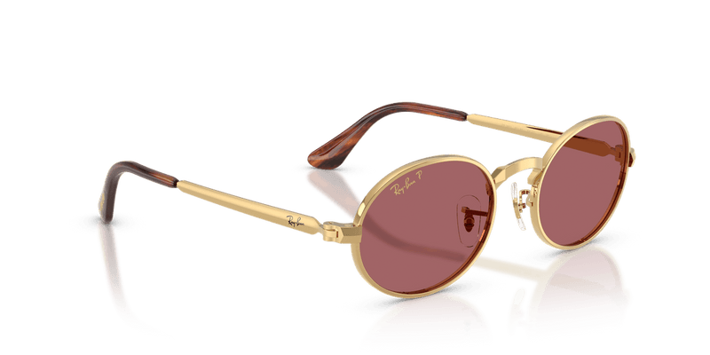 Ray-Ban RB3931 in Arista Gold / Purple Polarized - Alternate View