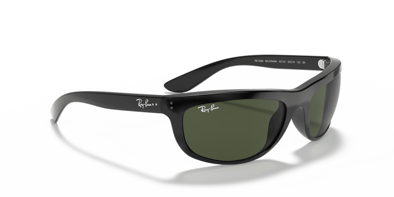 Ray-Ban BALORAMA RB4089 in Black / G-15 Green - Temple Detail