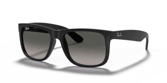 Ray-Ban JUSTIN RB4165 - Rubber Black / Dark Grey