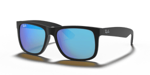 Rubber Black / Blue Mirror